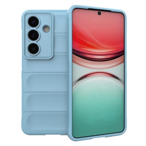 Husa pentru Samsung Galaxy S26, SKYDDAR INNOVATION, Magic Shield, din Silicon Mat, set cu sticker, Bleu