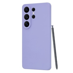 Husa pentru Samsung Galaxy S26 Ultra, SKYDDAR INNOVATION, din Silicon Catifelat, SoftFlex Magsafe, set cu sticker, Violet - Img 3