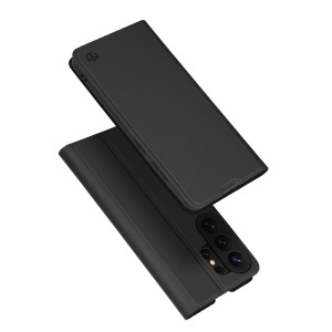 Husa pentru Samsung Galaxy S26 Ultra, SKYDDAR INNOVATION, Magskin Book, tip Carte cu Portofel Interior, set cu sticker, Negru