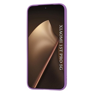 Husa pentru Xiaomi 15T Pro, SKYDDAR INNOVATION, din Silicon Catifelat, SoftElegance, set cu sticker, Mov - Img 2