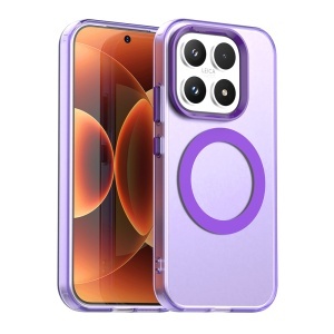 Husa pentru Xiaomi 17, MagSafe, Antisoc, Margini ridicate, Mat, set cu sticker, CandyCase, Mov