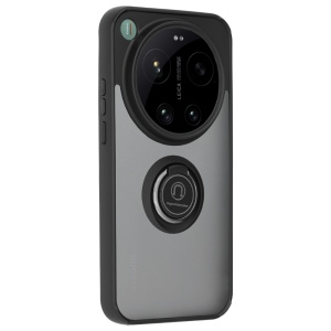 Husa pentru Xiaomi 17 Ultra cu Inel Rotativ 360° Magnetic, Antisoc, set cu sticker, Glinth, Negru - Img 3