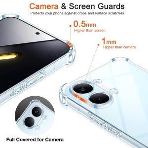 Husa pentru Xiaomi Poco X8 Pro Max din Silicon Slim, Margini Antisoc, set cu sticker, Shockproof Clear Silicone, Transparenta - Img 5