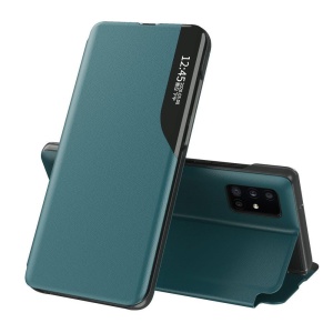 Husa pentru Xiaomi Redmi 14C / Poco C75, SKYDDAR INNOVATION, Eco View, tip carte, Verde, set cu sticker
