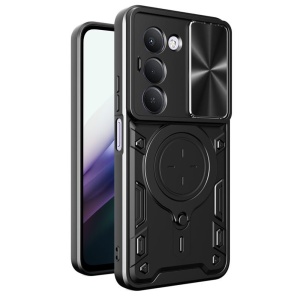 Husa pentru Xiaomi Redmi 15 5G / Redmi 15 4G, SKYDDAR INNOVATION, CamGuard Pro, Inel Magnetic, Protectie Camera, set cu sticker, Negru