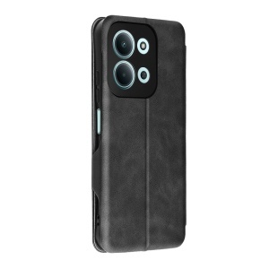 Husa pentru Xiaomi Redmi 15C 4G, SKYDDAR INNOVATION, Safe Wallet tip carte din Piele Ecologica, Suport Carduri, Inchidere Magnetica, set cu sticker, Negru - Img 5