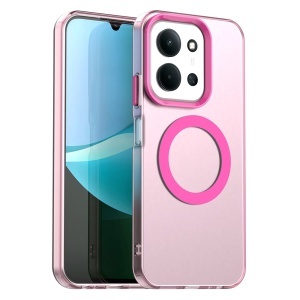 Husa pentru Xiaomi Redmi 15C 5G, MagSafe, Antisoc, set cu sticker, CandyCase, Roz