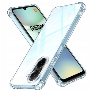 Husa pentru Xiaomi Redmi A5 4G, SKYDDAR INNOVATION, Shockproof Clear Silicone, Slim Silicon, Transparenta, set cu sticker - Img 1