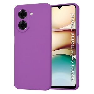 Husa pentru Xiaomi Redmi A5 4G (Standard), SKYDDAR INNOVATION, din Silicon Catifelat, SoftElegance, set cu sticker, Mov