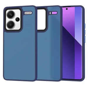 Husa pentru Xiaomi Redmi Note 13 Pro+ 5G, ce Absoarbe Cele mai Aspre Socuri, Skyddar Frosted - Bleumarin - Img 1