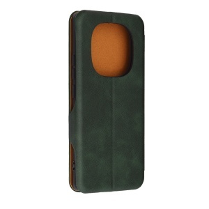 Husa pentru Xiaomi Redmi Note 14 Pro 4G / Poco F7, SKYDDAR INNOVATION, Pocket Safe, tip carte din Piele Ecologica, Suport Carduri, Inchidere Magnetica, set cu sticker, Verde - Img 7