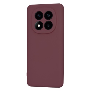 Husa pentru Xiaomi Redmi Note 14 Pro+ din Silicon Catifelat, Protectie Premium, Skyddar SoftElegance - Bordo - Img 4