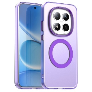 Husa pentru Xiaomi Redmi Note 15 Pro 5G, MagSafe, Antisoc, set cu sticker, CandyCase, Mov