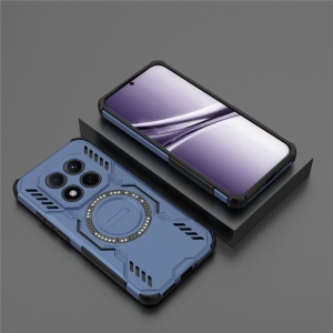 Husa pentru Xiaomi Redmi Note 15 Pro+ 5G / Poco M8 Pro 5G, SKYDDAR INOVATION, ArmorMag, Magsafe, set cu sticker, Albastru - Img 5