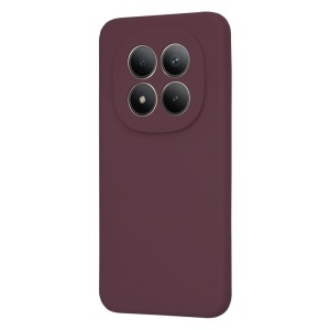 Husa pentru Xiaomi Redmi Note 15 Pro+ 5G / Poco M8 Pro 5G, SKYDDAR INNOVATION, din Silicon Catifelat, SoftElegance, set cu sticker, Bordo - Img 3