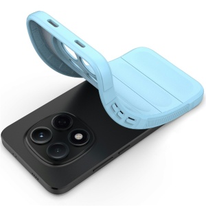 Husa pentru Xiaomi Redmi Note 15 Pro+ 5G / Poco M8 Pro 5G, SKYDDAR INNOVATION, Magic Shield, din Silicon Mat, set cu sticker, Bleu - Img 2