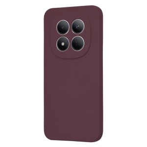 Husa pentru Xiaomi Redmi Note 15 Pro 5G, SKYDDAR INNOVATION, din Silicon Catifelat, SoftElegance, set cu sticker, Bordo - Img 3