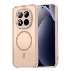 Husa pentru Xiaomi Redmi Note 15 Pro 5G, SKYDDAR INNOVATION, HaloFrost MagSafe II, Antisoc, set cu sticker, Auriu