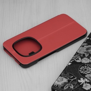 Husa pentru Xiaomi Redmi Note 15 Pro 5G, tip carte, set cu sticker, eFold, Rosu - Img 5
