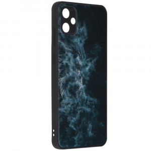 Husa Samsung Galaxy A05 cu sticla securizata, Techsuit Glaze - Blue Nebula - Img 2