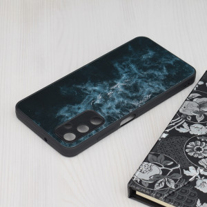 Husa Samsung Galaxy A05s cu sticla securizata, Techsuit Glaze - Blue Nebula - Img 4
