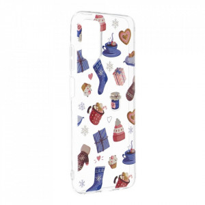 Husa Samsung Galaxy A22 5G din silicon, Skyddar Winter - Multicolor