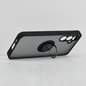 Husă Samsung Galaxy A55 5G SKYDDAR Glinth+ cu Inel Rotativ 360°, Compatibilitate Magnetică, Absorbție Șocuri, Design Subțire și Elegant - Negru - Img 2