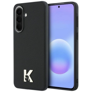 Husa Samsung Galaxy A57 5G - Karl Lagerfeld Hardcase Leather with K Head Logo (KLHCSA575PGFKHGK) - Black