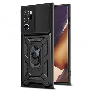 Husa Samsung Galaxy Note 20 Ultra / Note 20 Ultra 5G cu inel magnetic, Techsuit CamShield - Negru - Img 6