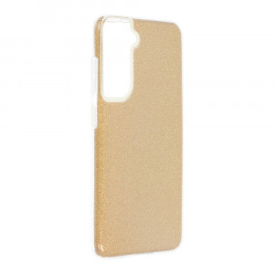 Husa Samsung Galaxy S21 FE din silicon lucios, Skyddar Shining - Gold