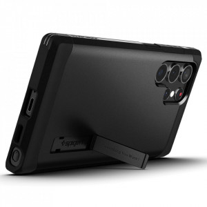 Husa Samsung Galaxy S22 Ultra, Tough Armor Spigen - Negru - Img 3