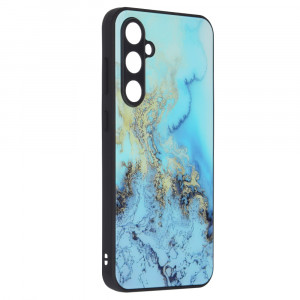 Husa Samsung Galaxy S23 FE cu sticla securizata, Techsuit Glaze - Blue Ocean - Img 5
