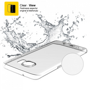 Husa Samsung Galaxy S9 Plus, din silicon TPU slim, Techsuit - Transparent - Img 3