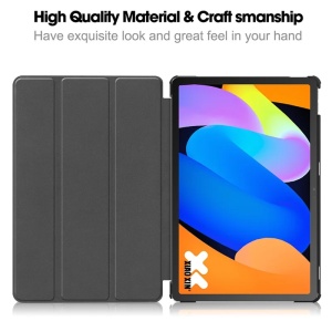 Husa tableta pentru Lenovo Idea Tab 11, SKYDDAR INNOVATION, cu suport Multi-Unghi si functie Sleep/Wake, FoldPro, Albastru, set cu sticker - Img 6