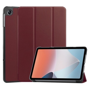 Husa tableta pentru Oppo Pad Air, SKYDDAR INNOVATION, cu suport Multi-Unghi si functie Sleep/Wake, FoldPro, Rosu, set cu sticker