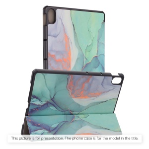 Husa tableta pentru Xiaomi Redmi Pad 2 Pro, SKYDDAR INNOVATION, cu suport Multi-Unghi si functie Sleep/Wake, FoldPro, Green time, set cu sticker
