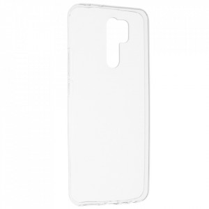 Husa Xiaomi Redmi 9, din silicon TPU slim, Techsuit - Transparent
