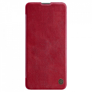 Husa Xiaomi Redmi Note 11 Pro+ 5G, Qin Leather Case, Nillkin - Rosu - Img 5