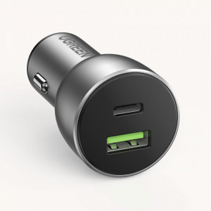 Incarcator Auto 2x USB-A, QC 3.0, 42.5W, Ugreen CD213 - Dark Blue - Img 3