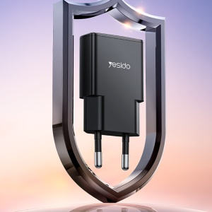 Incarcator de priza, USB-C, PD 30W, GaN Technology, Ultra Slim, Yesido, Alb - Img 5