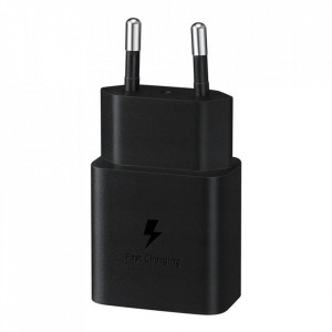 Incarcator priza fast charge 15W, 2A, cu cablu Type-C, Original Samsung - Negru - Img 6