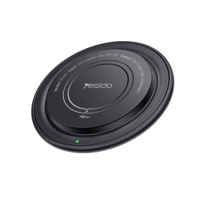 Incarcator wireless, Aliniere magnetica, USB-C, 15W, Yesido, Alb