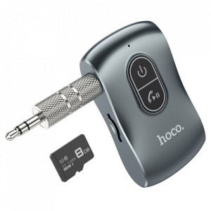 Modulator FM Card memorie, Jack 3.5mm, HOCO (E73) - Negru - Img 5