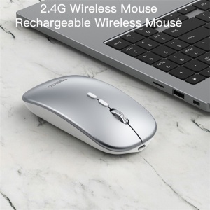 Mouse wireless, 2.4G, 1600 DPI, Ergonomic, Yesido, Negru - Img 7