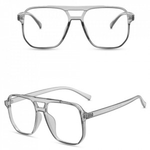 Ochelari calculator dama protectie lumina albastra, rama patrata, Techsuit (PC28014-C8) - Transparent - Img 2