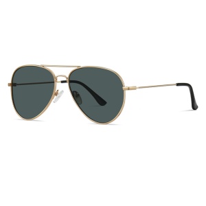 Ochelari de soare barbati, Skyddar 3025, Auriu; Verde