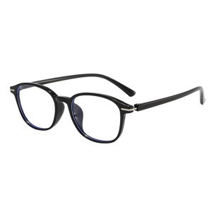 Ochelari Protectie Blue Light Unisex/Femei, SKYDDAR INNOVATION, Rame Policarbonat, 6635, Design Modern, set cu sticker, Negru