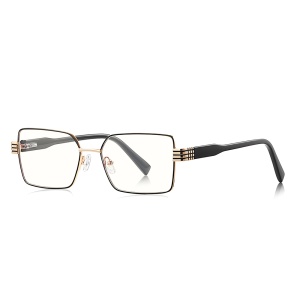 Ochelari Protectie Blue Light Unisex/Femei, SKYDDAR INNOVATION, Rame Metalice, 3160, Design Modern, set cu sticker, Negru