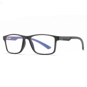 Ochelari Protectie Blue Light Unisex/Femei, SKYDDAR INNOVATION, Rame Metalice, F2388, Design Modern, set cu sticker, Negru