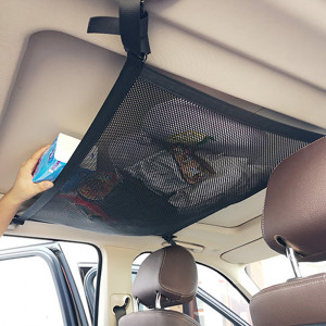 Organizator Auto Plafon Tip Plasa 53x78cm - Techsuit (CNO-T1) - Negru - Img 5